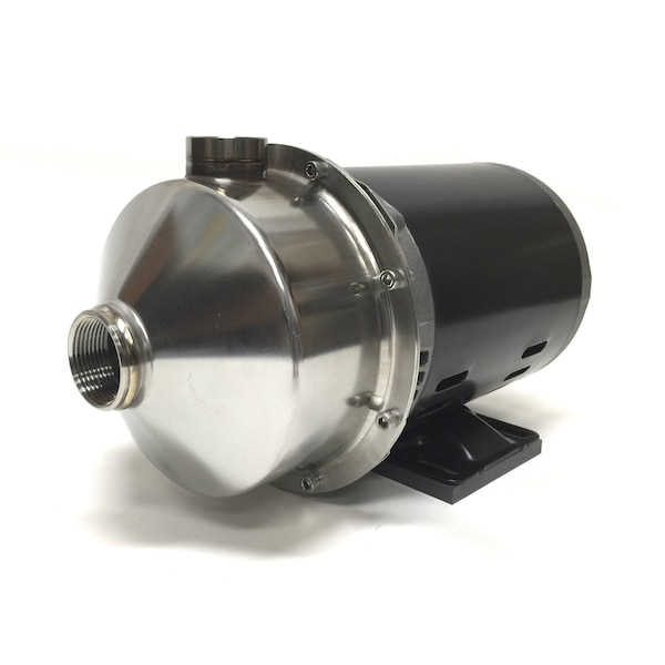 American Stainless Pumps Stainless Steel Pump, Carbon/Ceramic/Buna Seal, 0.5 HP, TEFC Motor, BEP = 20 gpm C14311BBT3F - main